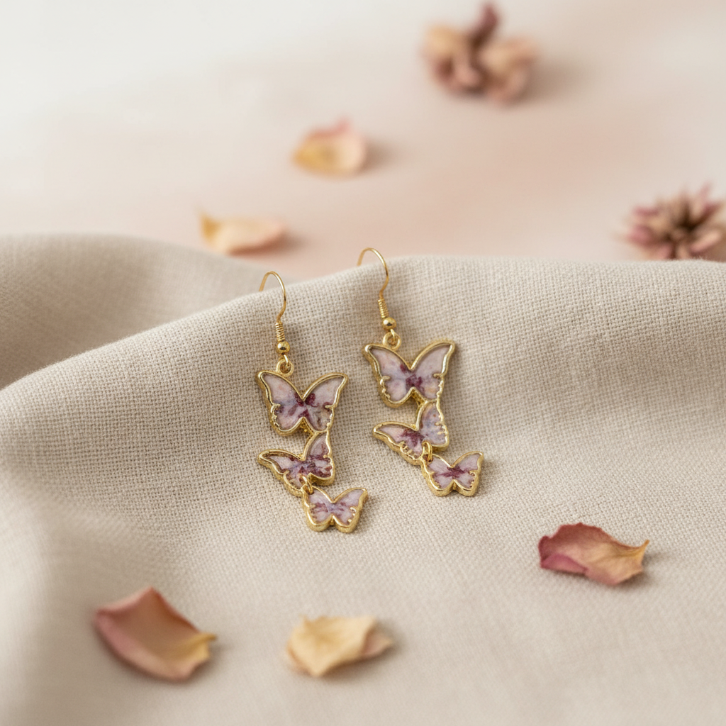 Butterfly Cascade Earrings