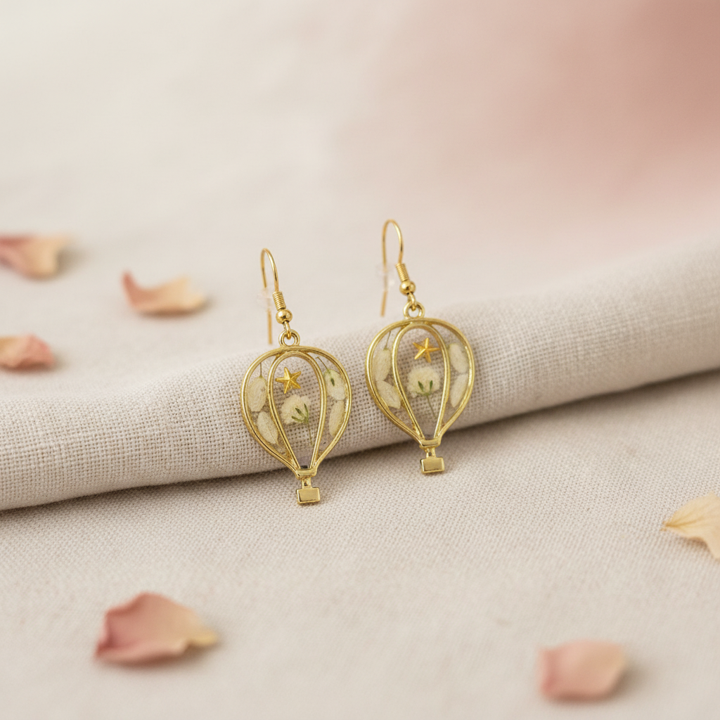 Hot Air Balloon Earrings